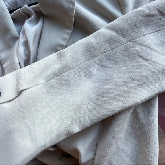 ba&sh Sylvana Off White Cream Blazer Jacket Size S - Picture 8 of 9